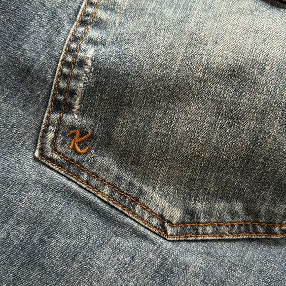 KUT FROM THE KLOTH EMBROIDERED JEANS Sz: 22 - Picture 7 of 11